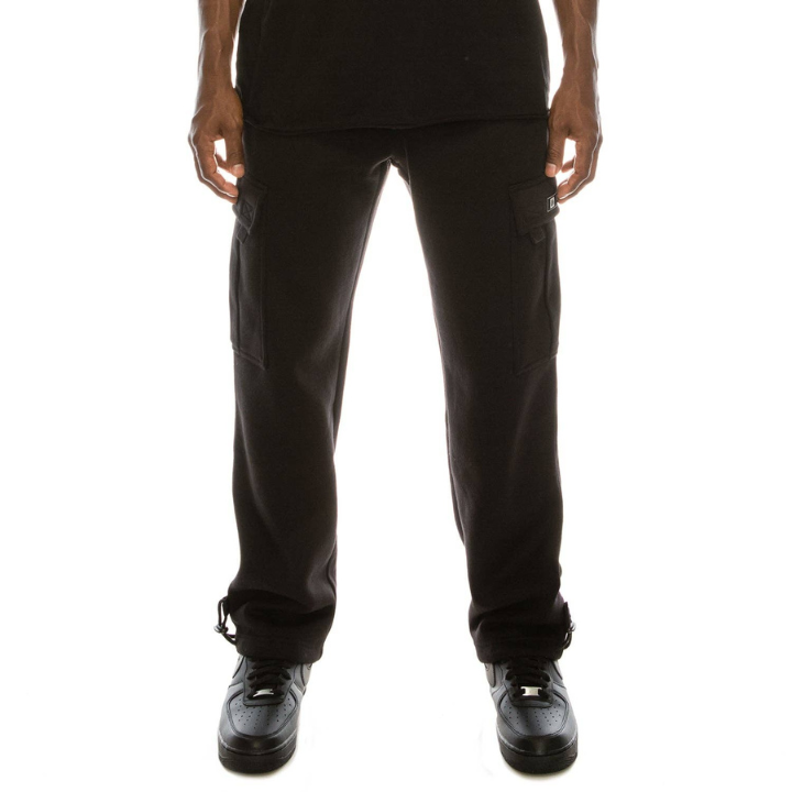 SWEATPANTS CARGO FL77 - BLK